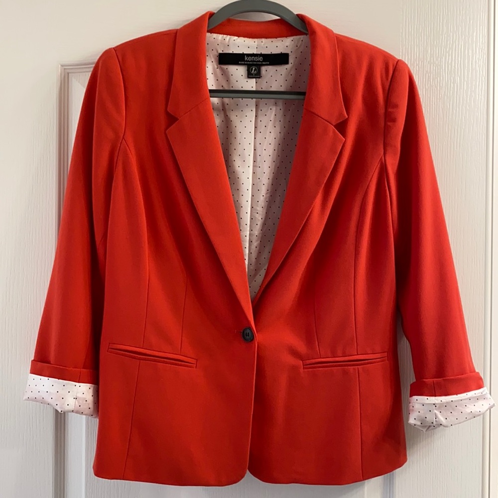 Red blazer
